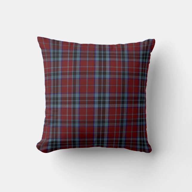 Klassischer Clan MacTavish Tartan-kariertes Kissen (Vorderseite)