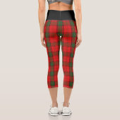 Klassischer Clan Maxwell Tartan Kariert Capri Leggings (Rückseite)
