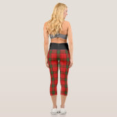Klassischer Clan Maxwell Tartan Kariert Capri Leggings (Rückseite)