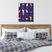 Klassischer Cocktail Leinwanddruck (Insitu (Schlafzimmer))