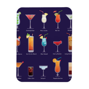 Klassischer Cocktail Magnet