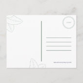 Klassischer Cocktail Postkarte - Mint Mojito (Rückseite)