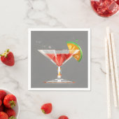 Klassischer Cocktail Serviette (Beispiel)