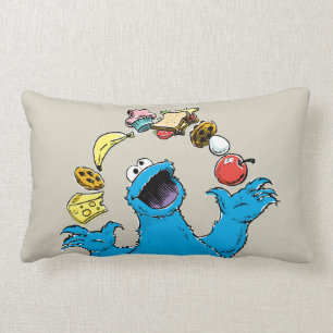 Klassischer Cookie-Monster-Jongleur Lendenkissen