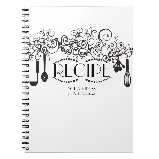 Klassischer cooler Koch Catering kulinarisch Notizblock (Vorderseite)
