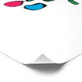 Klassischer cooler Weihnachtsbaum Poster (Ecke)