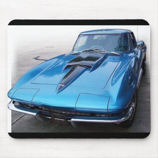 Klassischer Corvette Auto-Mauspad Mousepad (Vorne)