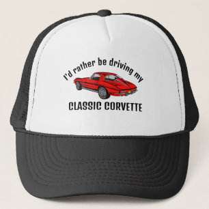 Klassischer Corvette-Design-Hut Truckerkappe