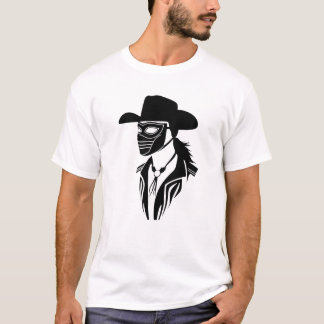 Klassischer Cowboy Western Vintage Amerikanischer T-Shirt