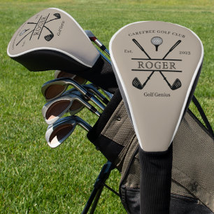Klassischer Cross Club Name Golf Headcover