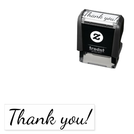 Klassischer Dank Permastempel (Beispiel)