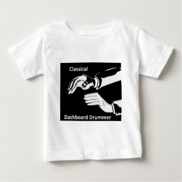 Klassischer Dashboard-Dashboard-Trommler Baby T-shirt