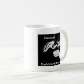 Klassischer Dashboard-Dashboard-Trommler Kaffeetasse (VorderseiteRechts)