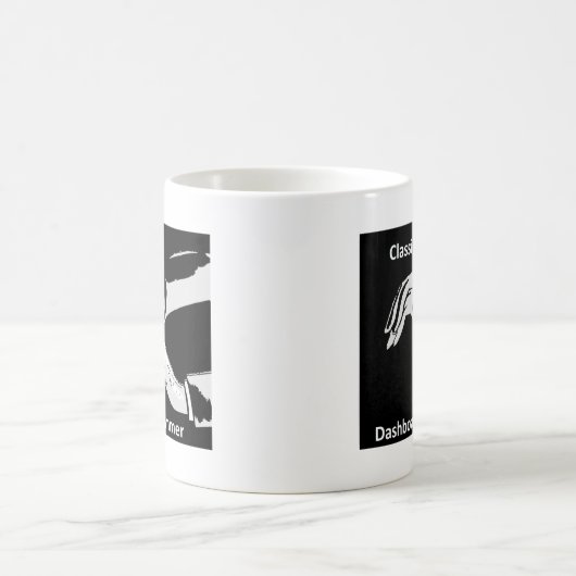 Klassischer Dashboard-Dashboard-Trommler Kaffeetasse (Mittel)