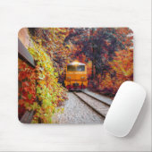 Klassischer Diesel-Motor im Herbst Mousepad (Mit Mouse)