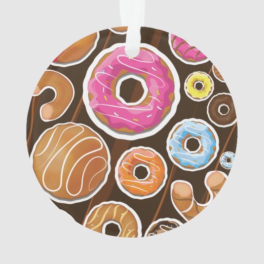Klassischer Donuts Ornament (Rückseite)