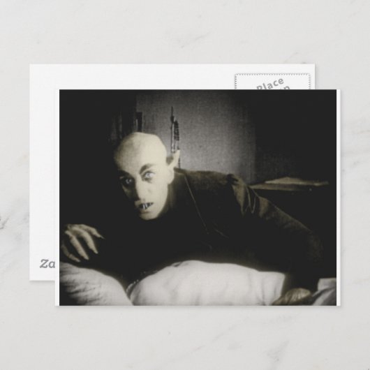 Klassischer Dracula Postkarte (Vorne/Hinten)