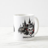 Klassischer Dracula-Vampir-Becher Kaffeetasse (VorderseiteRechts)
