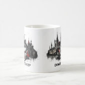 Klassischer Dracula-Vampir-Becher Kaffeetasse (Mittel)