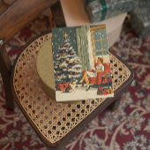 Klassischer Dungenkrebs Feiertagskarte