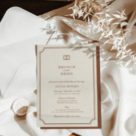 Klassischer Ecru Brunch mit Bride Brautparty