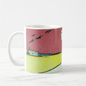 Klassischer "Ein weiterer langweiliger Tag"-Becher Kaffeetasse (Links)