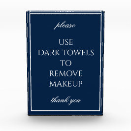 Klassischer einfacher blauer Badezimmervorraum Mak Fotoblock