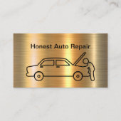 Klassischer einfacher Reparaturservice für Kraftfa Visitenkarte (Vorderseite)