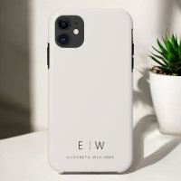 Klassischer Elegant-neutraler Minimalistischer Mon