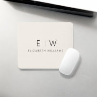 Klassischer Elegant-neutraler Minimalistischer Mon