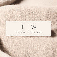 Klassischer Elegant-neutraler Minimalistischer Mon