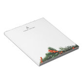 Klassischer eleganter Beruflicher Monogramm-Pin Notizblock (angewinkelt)