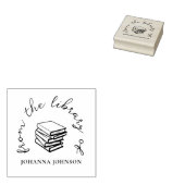 Klassischer Eleganter Individuelle Name aus dem Bi Gummistempel (Stempel)