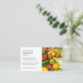 Klassischer eleganter Trainer für Pflanzenernährun Visitenkarte (Stehend Vorderseite)