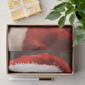 Klassischer Empfang Retro Santa Claus lächeln Seidenpapier (Geschenk)