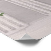 Klassischer Engel mit gebeugtem Kopf Poster Print (Ecke)