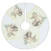 Klassischer Engelsbaumrock Polyester Weihnachtsbaumdecke (Vorderseite)