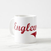 Klassischer Entwurf Englewoods Ohio Kaffeetasse (Vorderseite Links)
