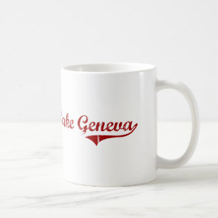 Klassischer Entwurf Genfersees Wisconsin Kaffeetasse