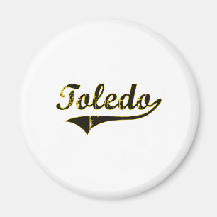 Klassischer Entwurf Toledos Iowa Magnet