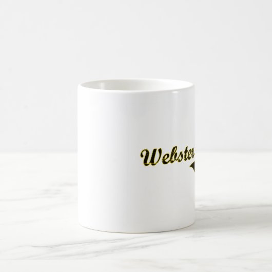 Klassischer Entwurf Webster-Stadt-Iowas Kaffeetasse (Mittel)