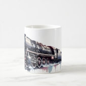 Klassischer europäischer Eisenbahnverkehr Kaffeetasse (Mittel)