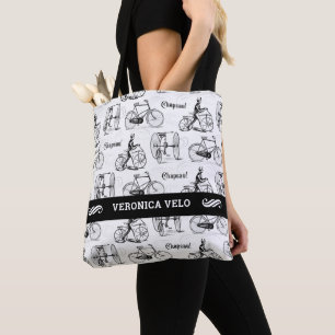 Klassischer Fahrradfreak oder Vintage-Fahrradladen Tasche