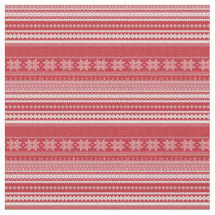 Klassischer Fair-Isle-Druck Stoff