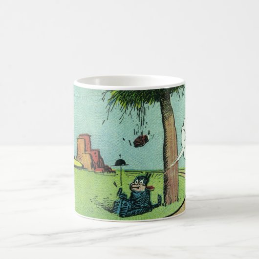 Klassischer "Falling Brick"-Becher  Kaffeetasse (Mittel)