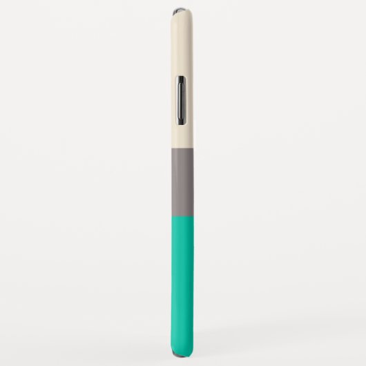 Klassischer Farbblock mit Namen Case-Mate iPhone Hülle (Hinten/Rechts)