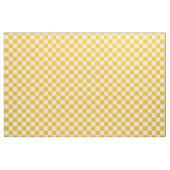 Klassischer, farbenfroher, gelber Schachbrett Stoff (Yard (91,4 cm))