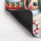 Klassischer, farbenfroher, wunderlicher Weihnachts Mousepad (Ecke)