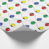 Klassischer Feiertag beleuchtet Packpapier (Ecke)