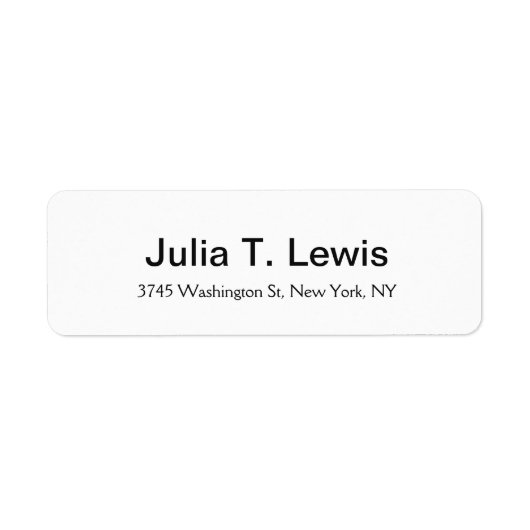 Klassischer, feiner Text elegant Schlicht, einfach (Vorne)